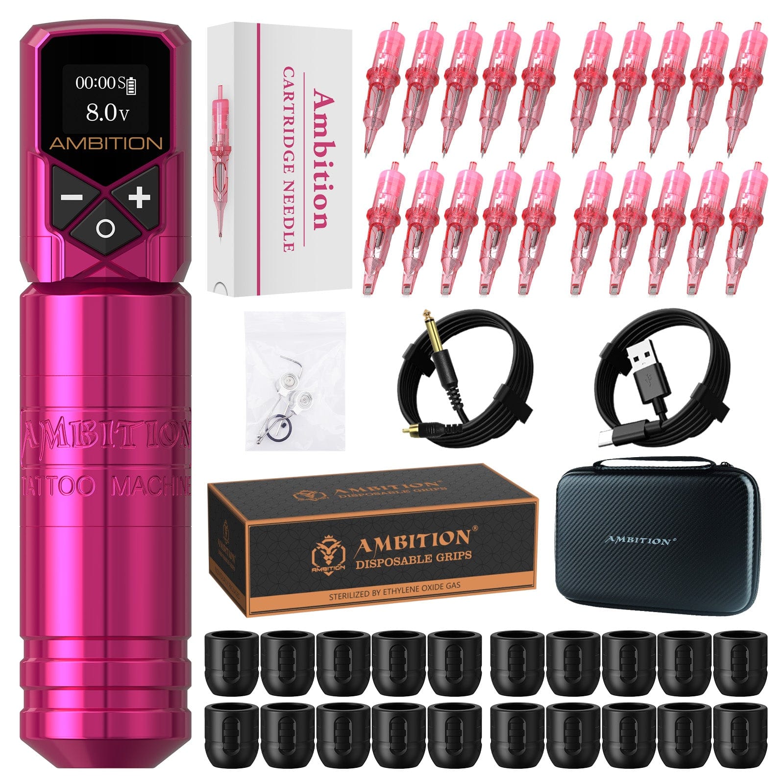 Tattoo Kit | Ambition Torped 32mm Tattoo Machine Kit 2