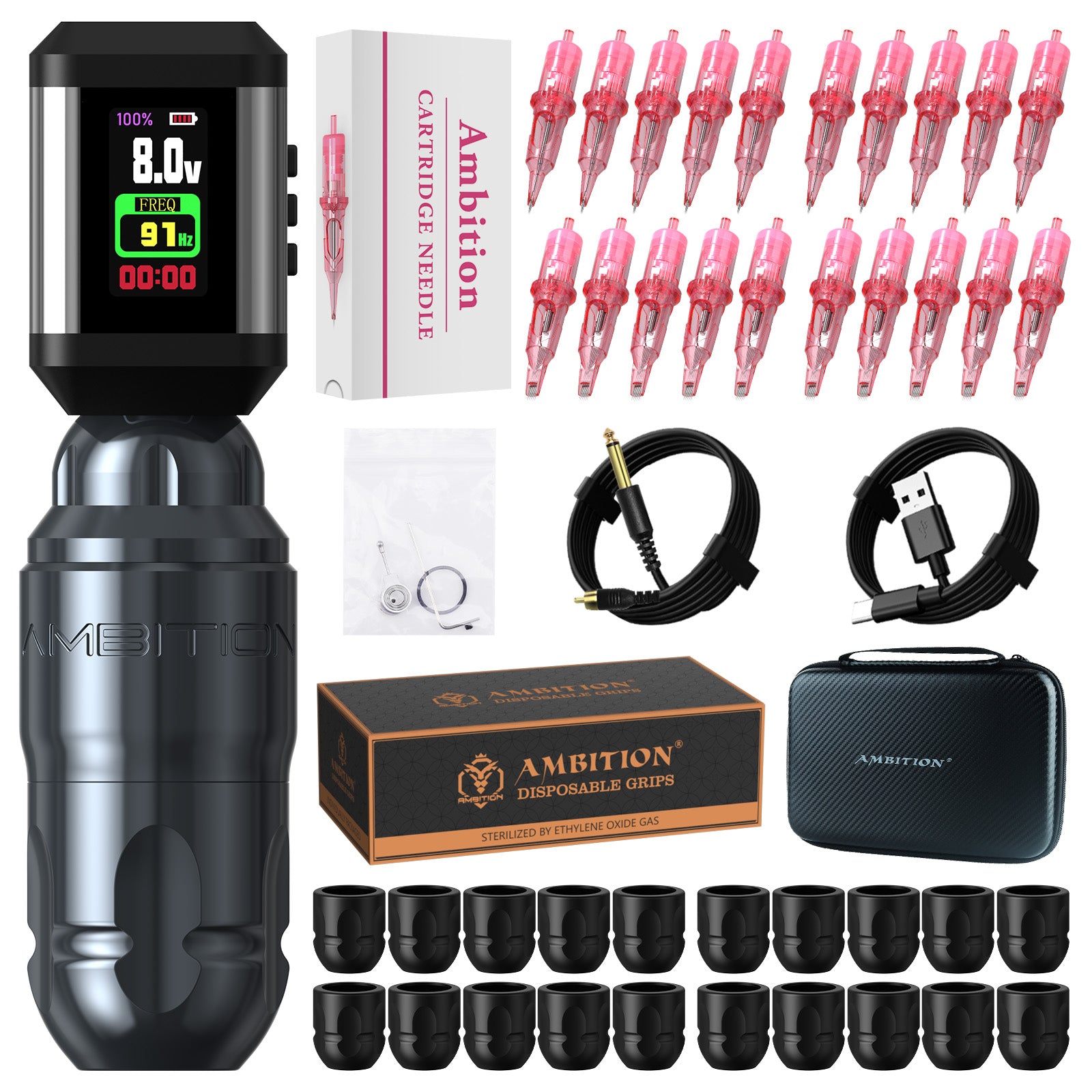 Tattoo Kit | Ambition Lutin Rotary Tattoo Pen Kit