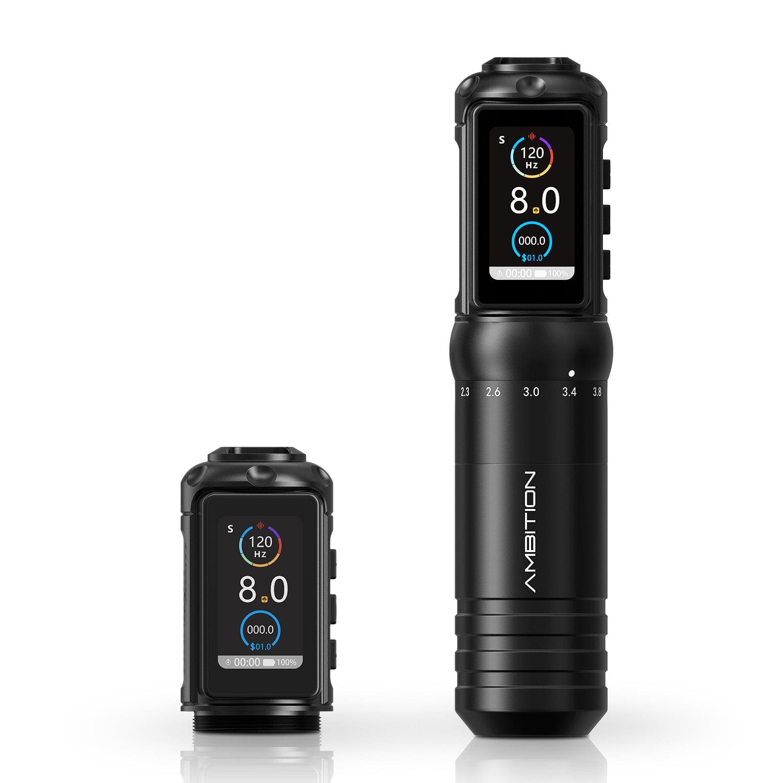 Ambition C4 Wireless Tattoo Pen Machine with 7 Strokes Length 2.0mm-4.2mm