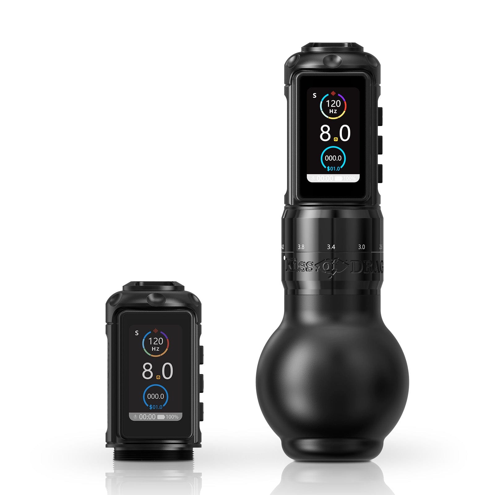 Ambition Traveler T2 Wireless Tattoo Pen Machine with 6 Strokes Length 2.2mm-4.2mm