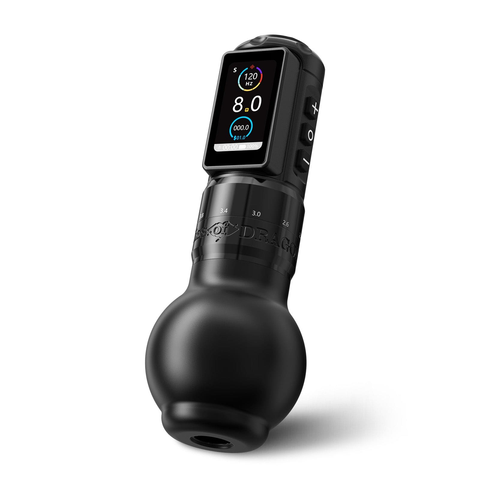 Ambition Traveler T2 Wireless Tattoo Pen Machine with 6 Strokes Length 2.2mm-4.2mm