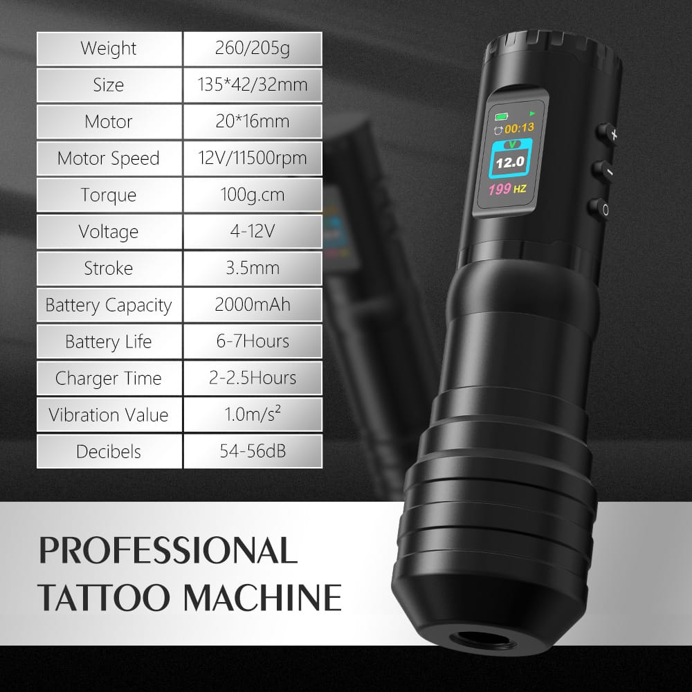 Ambition Flash Series Wireless Tattoo Machine | Flash/Flash max/C5