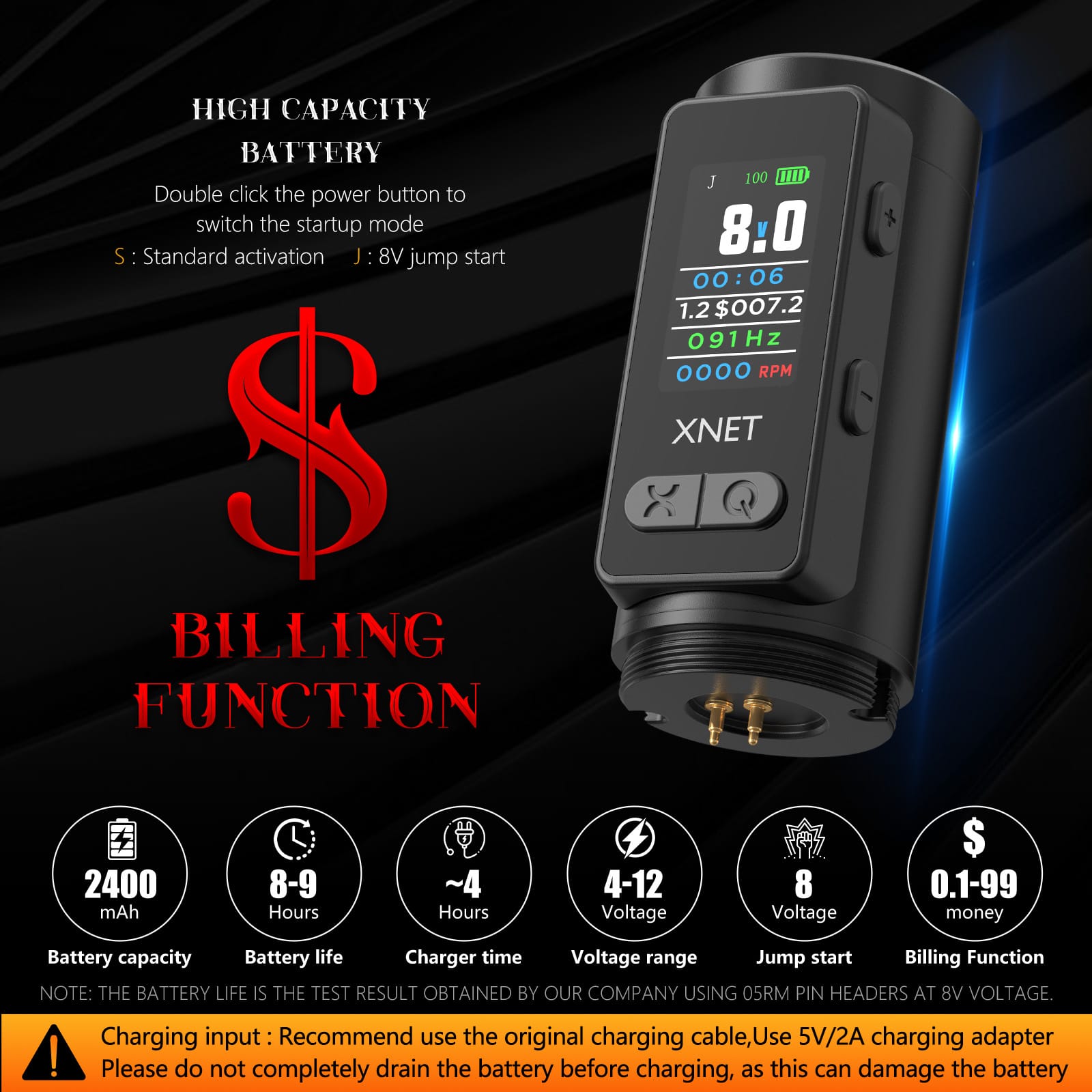 Ambition Ninja Pro/Vane Wireless Tattoo Machine