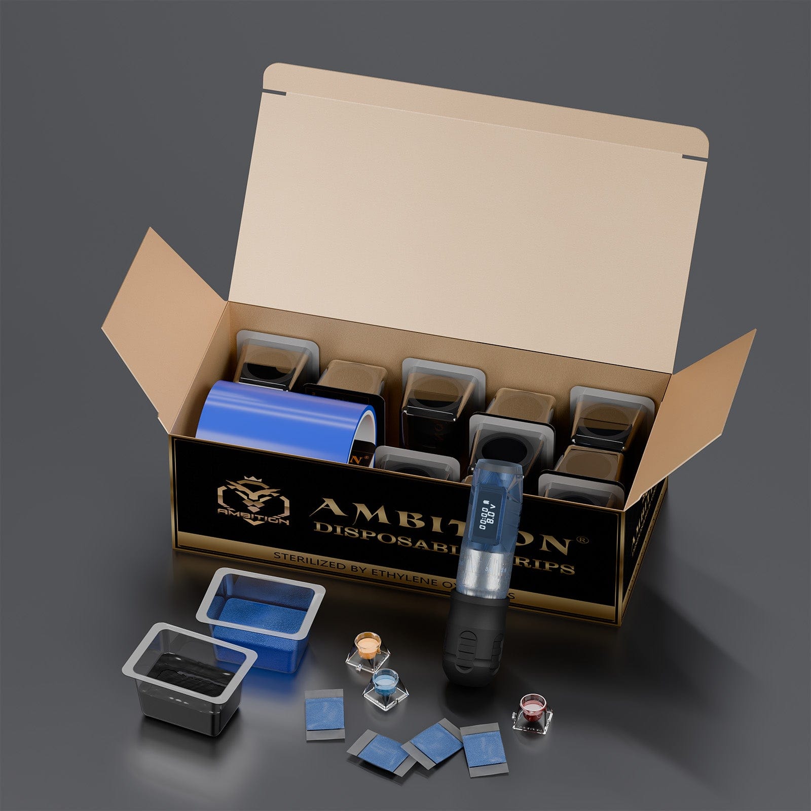 Ambition Disposable Tattoo Grip Cleaning Film Kit