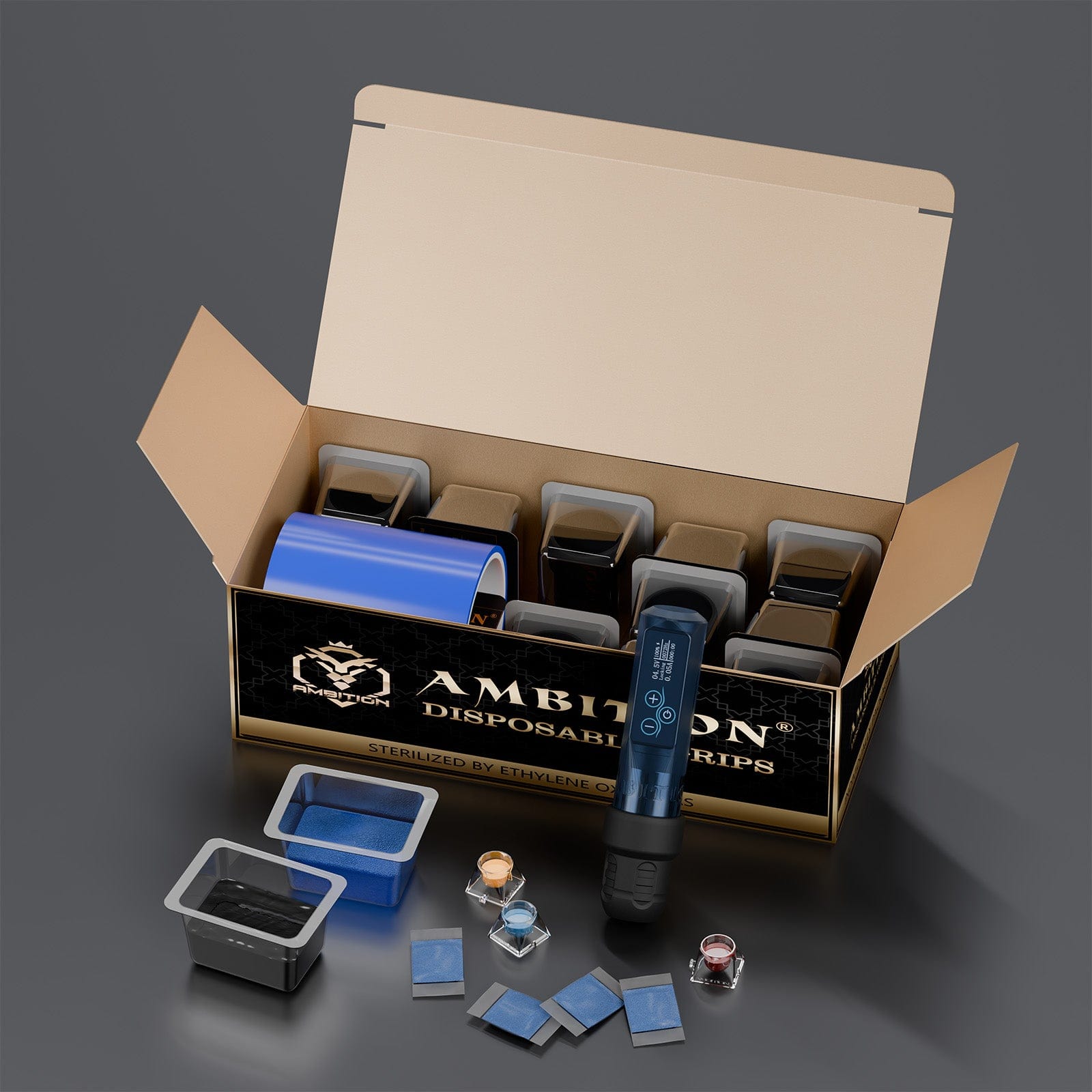Ambition Disposable Tattoo Grip Cleaning Film Kit