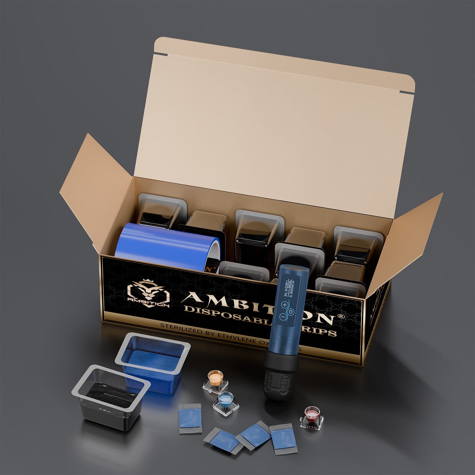 Ambition Disposable Tattoo Grip Cleaning Film Kit