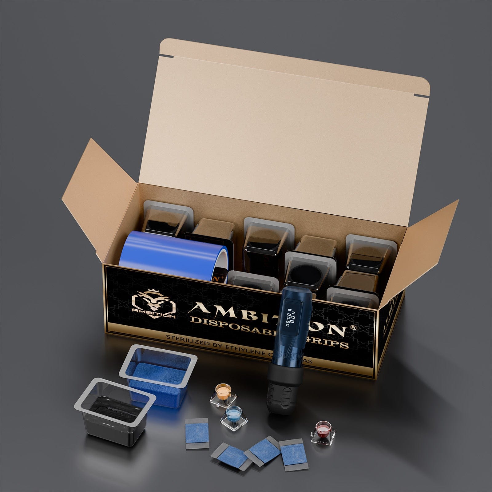 Ambition Disposable Tattoo Grip Cleaning Film Kit