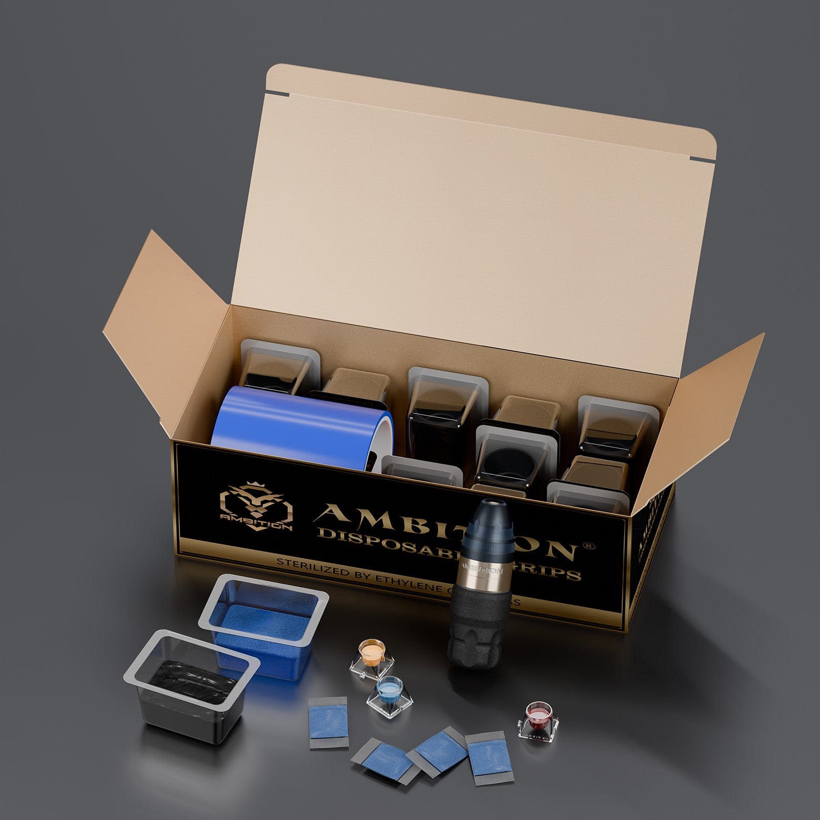 Ambition Disposable Tattoo Grip Cleaning Film Kit