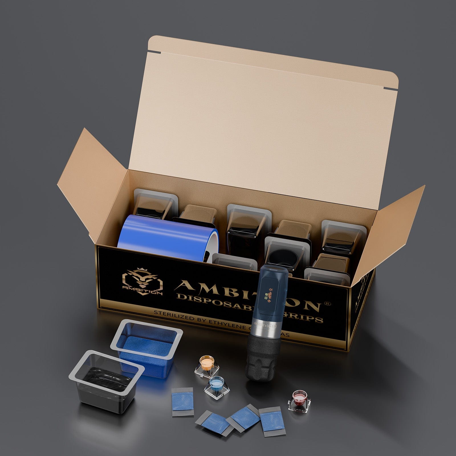 Ambition Disposable Tattoo Grip Cleaning Film Kit