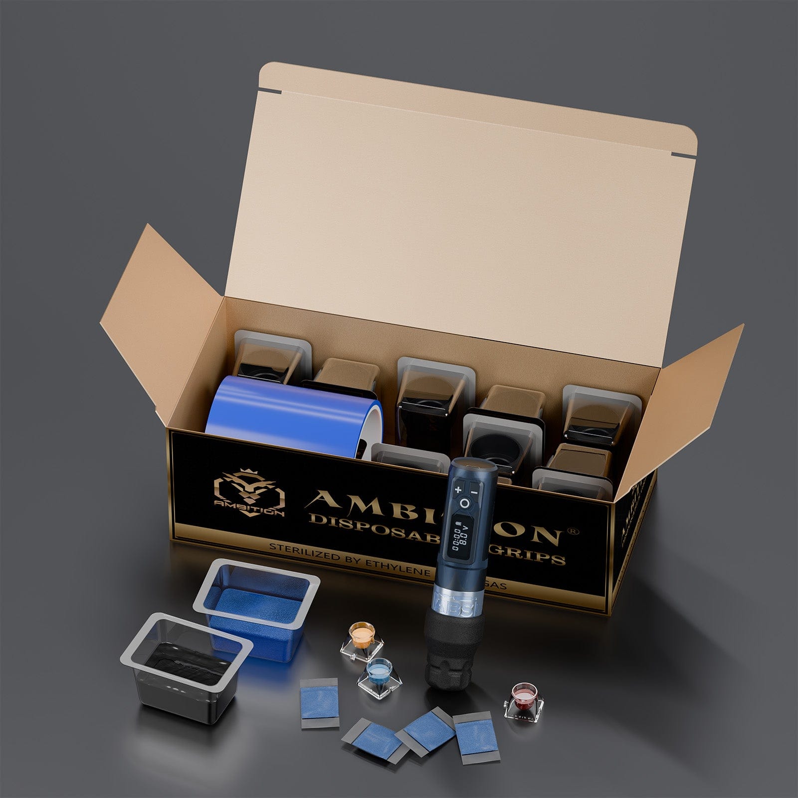 Ambition Disposable Tattoo Grip Cleaning Film Kit