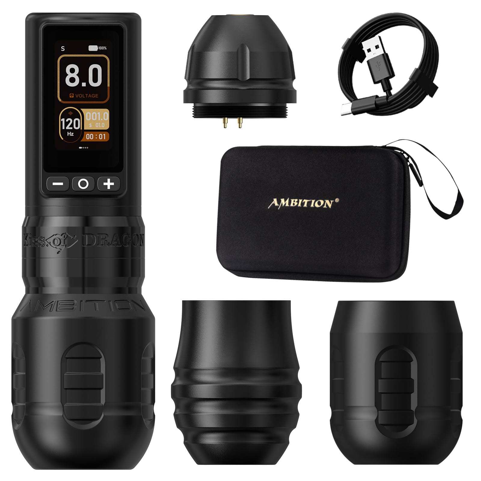 Ambition Traveler T1/Torped Max Wireless Tattoo Machine