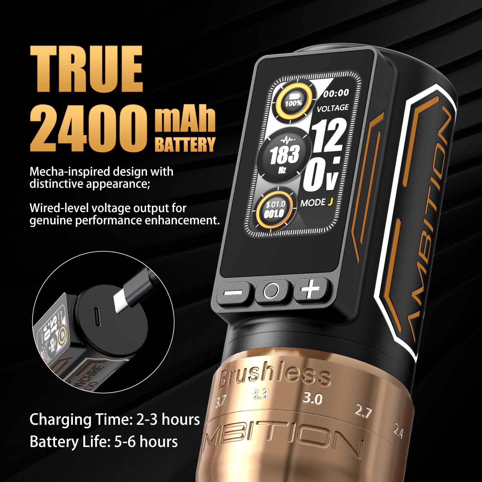 Ambition Ninja Max 280 Wireless Battery