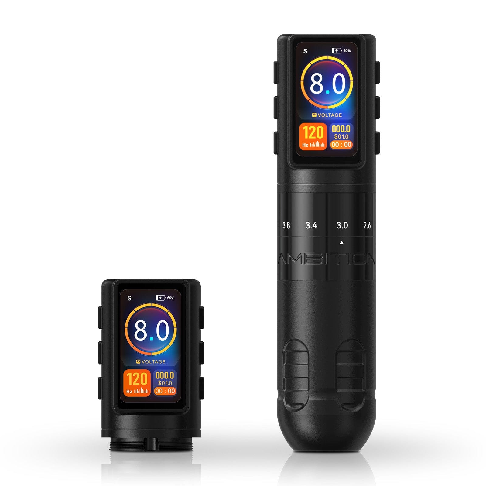 Ambition Paco Wireless Tattoo Pen Machine Adjustable Stroke 2.2-4.2mm