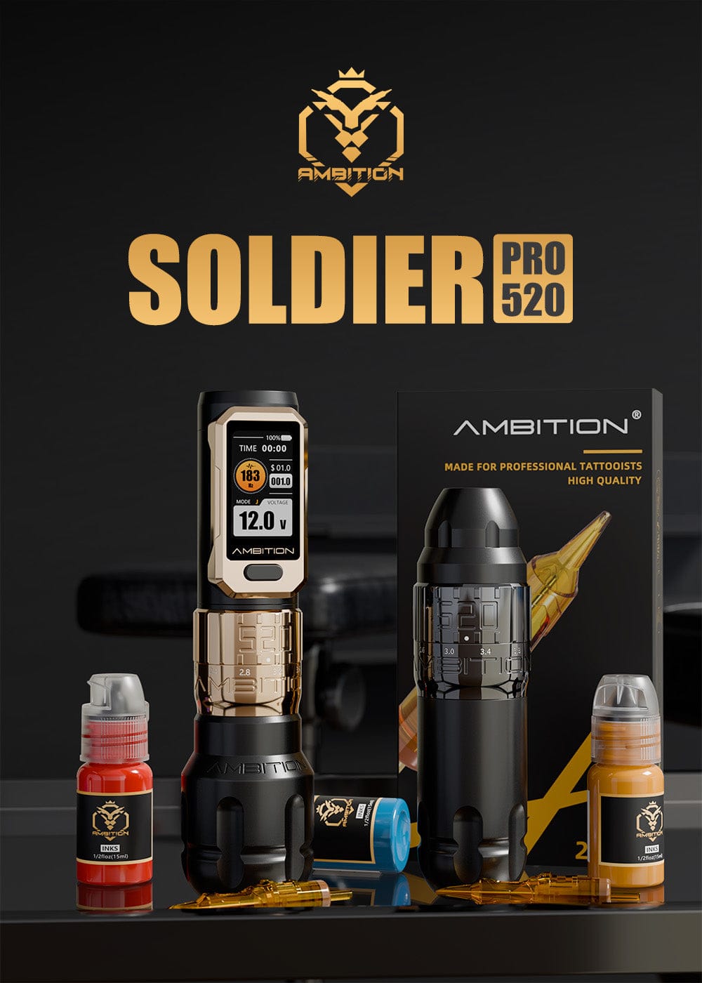 Professional Tattoo Machine & Needle | Affordable Supplies | Ambition