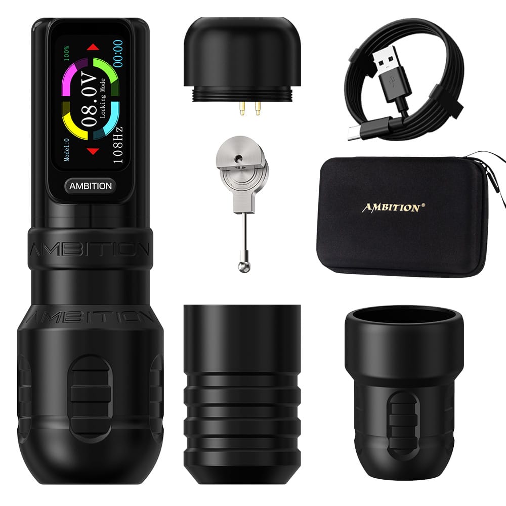 Ambition Zetton Series Wireless Tattoo Machine