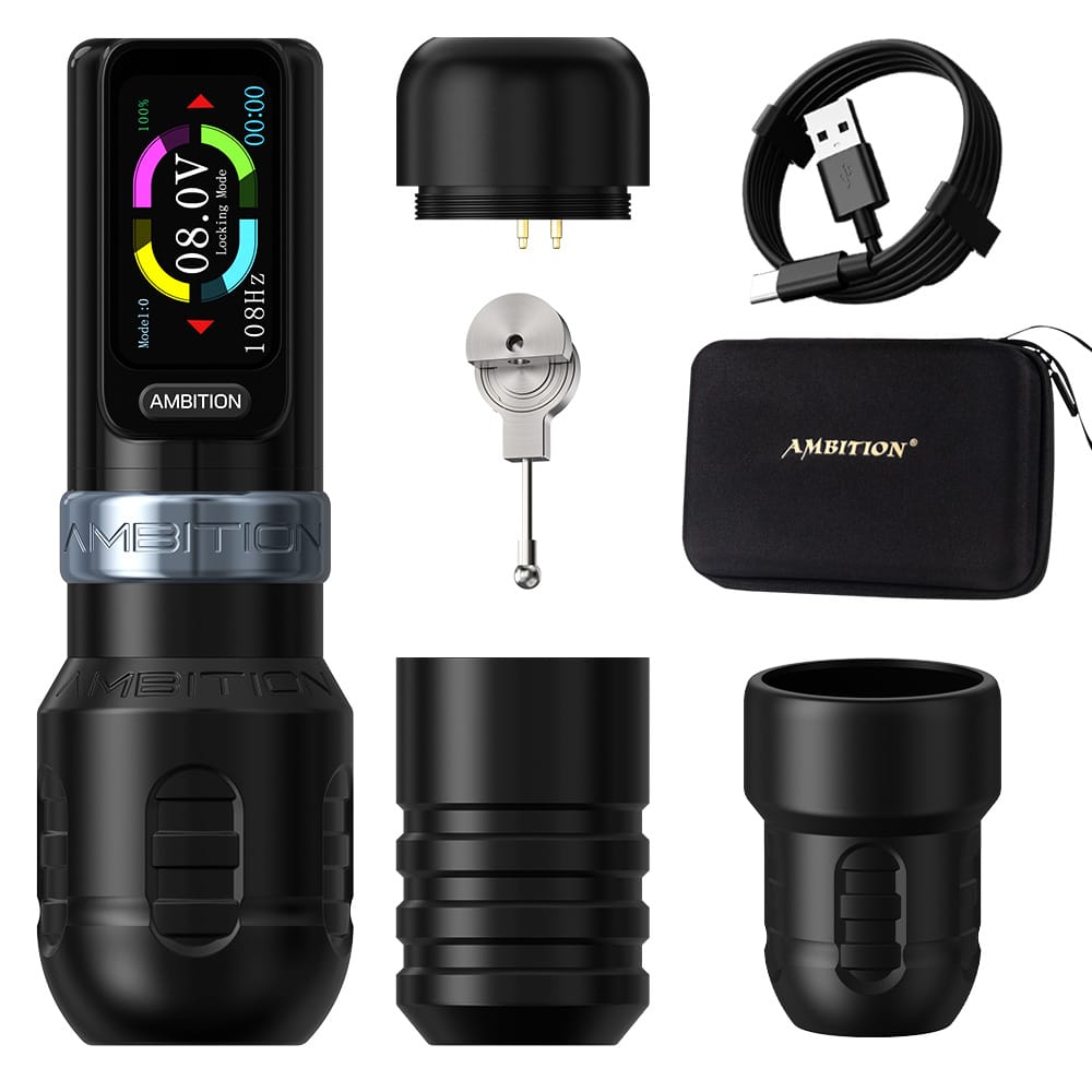 Ambition Zetton Series Wireless Tattoo Machine