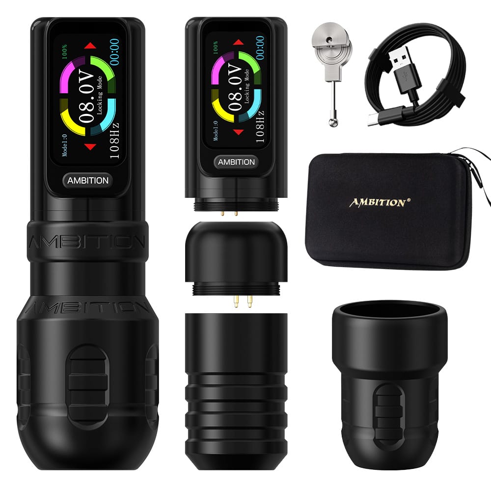 Ambition Zetton Series Wireless Tattoo Machine