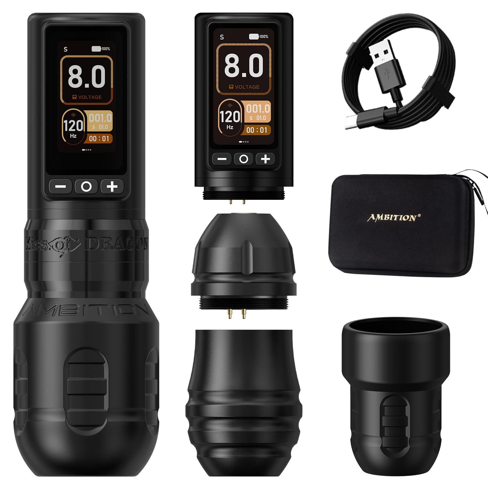 Ambition Zetton Series Wireless Tattoo Machine