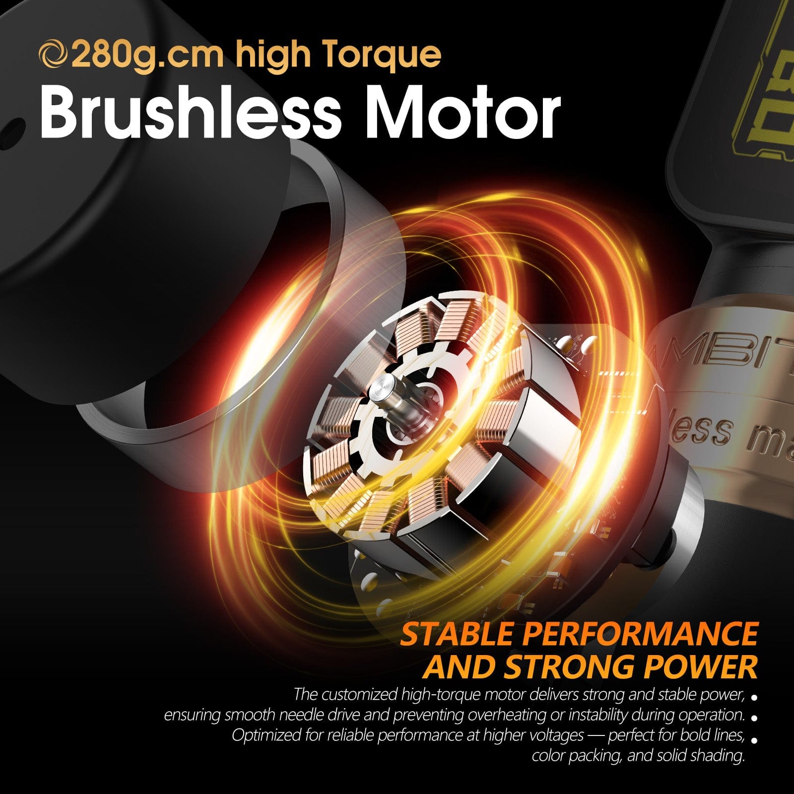 Ambition Ninja Max 280P Wireless Tattoo Pen Machine