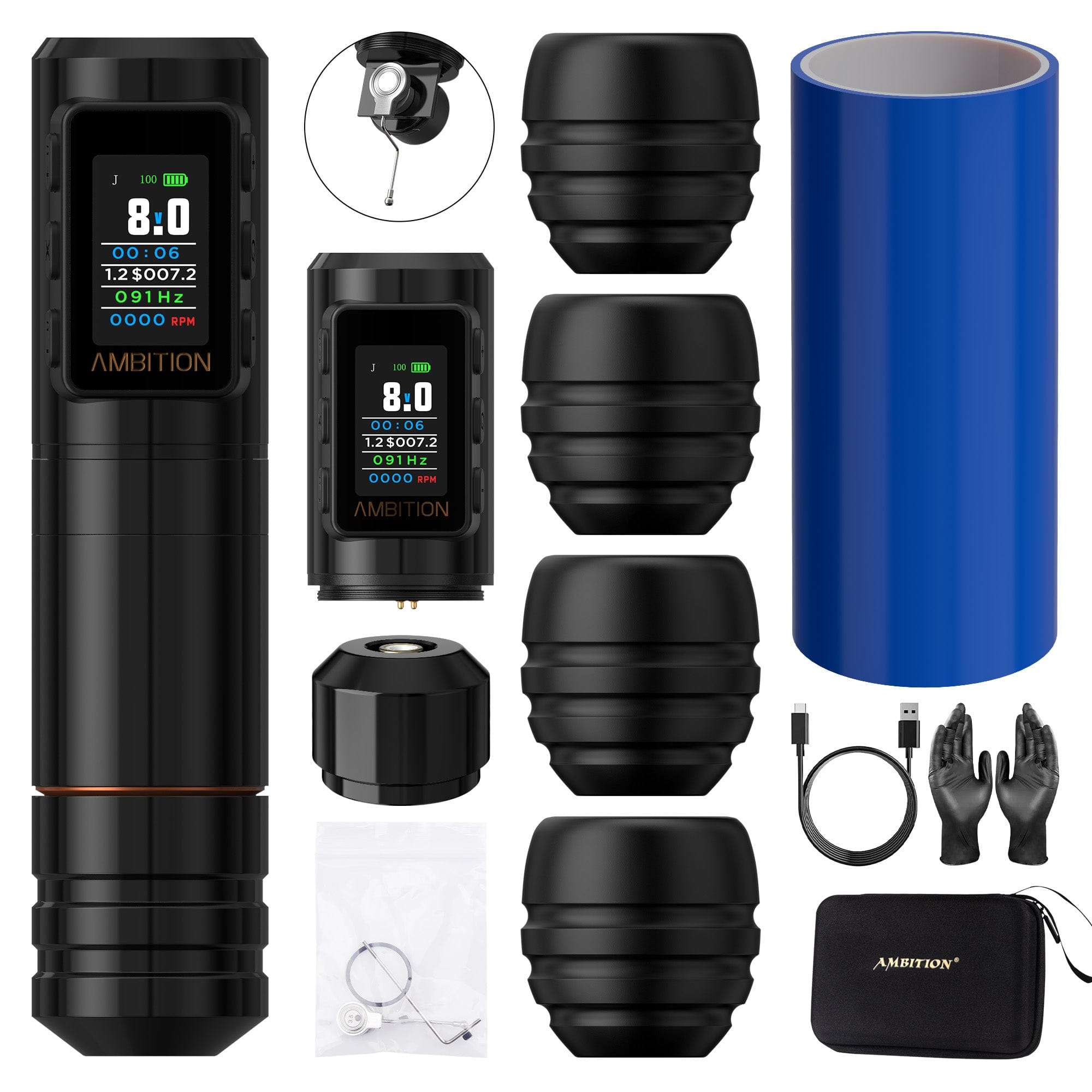 Ambition Ninja Plus 2 Wireless Tattoo Pen Machine