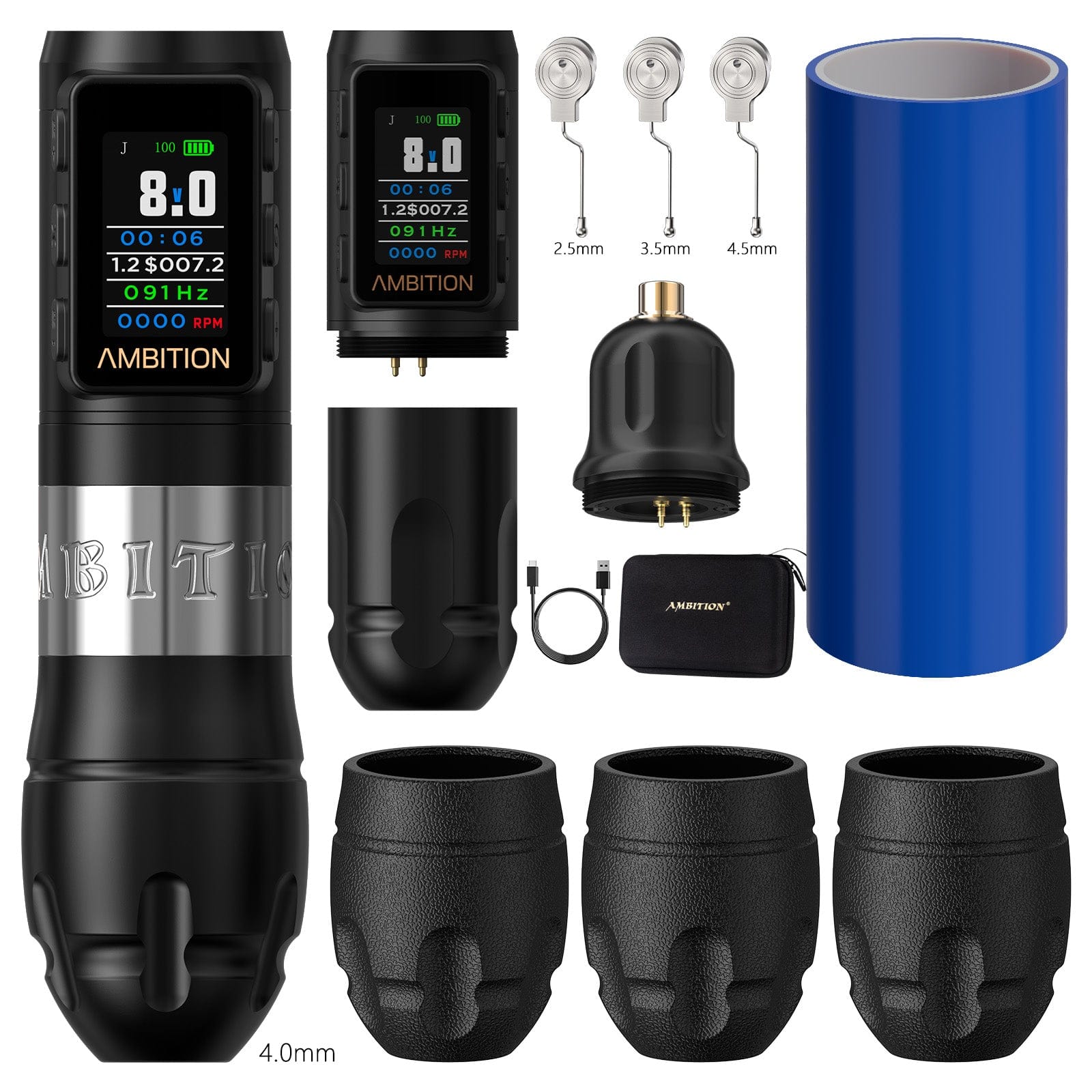 その他 Ambition vibe max tattoo machin Ambition Vibe Max Wireless Tattoo Pen Machine