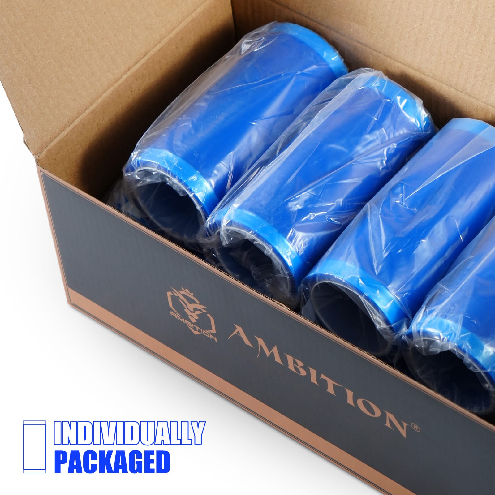 Ambition Barrier Film Roll Tape Blue 4" x 6" 1080 Sheets for Tattoo and Makeup Microblading