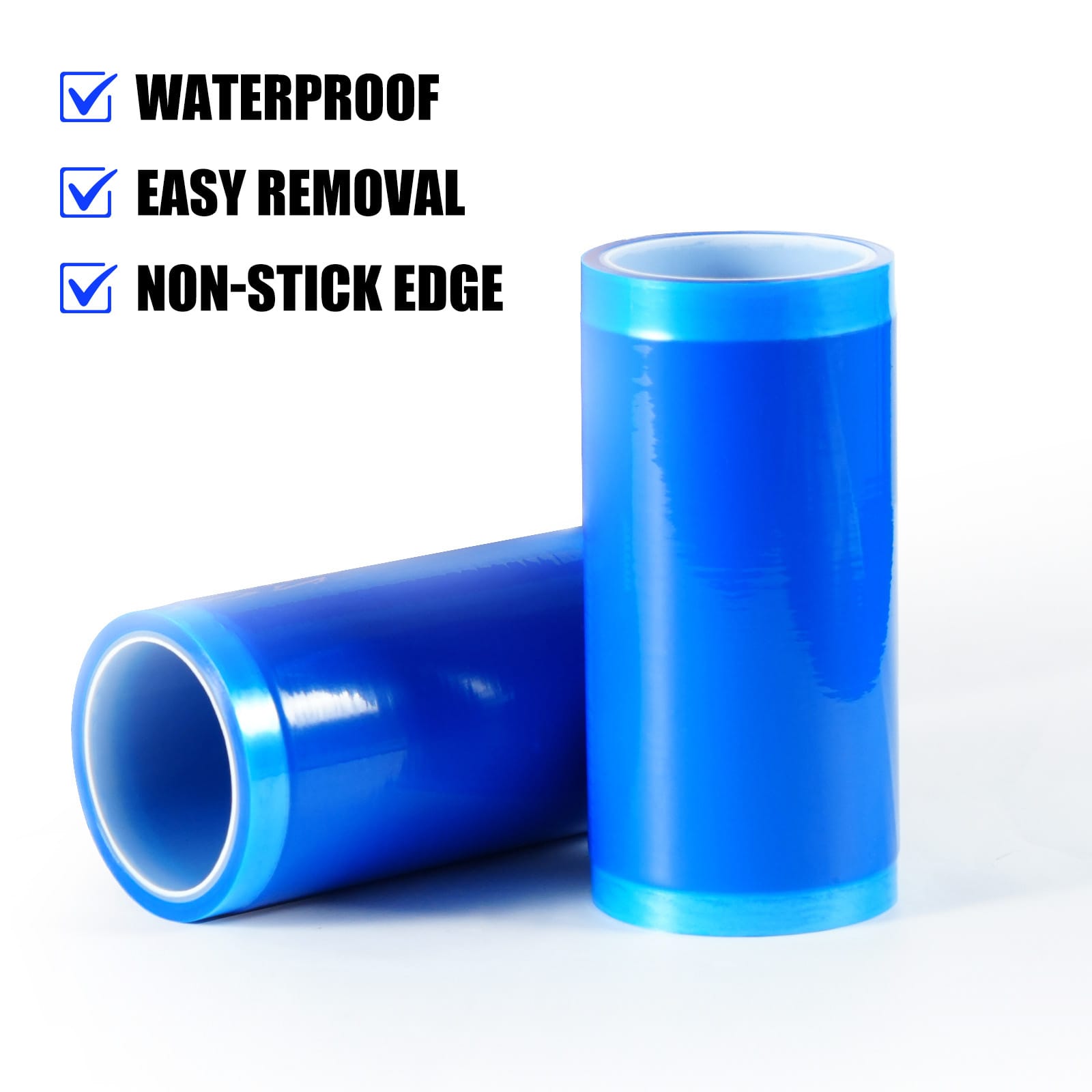 Ambition Barrier Film Roll Tape Blue 4" x 6" 1080 Sheets for Tattoo and Makeup Microblading
