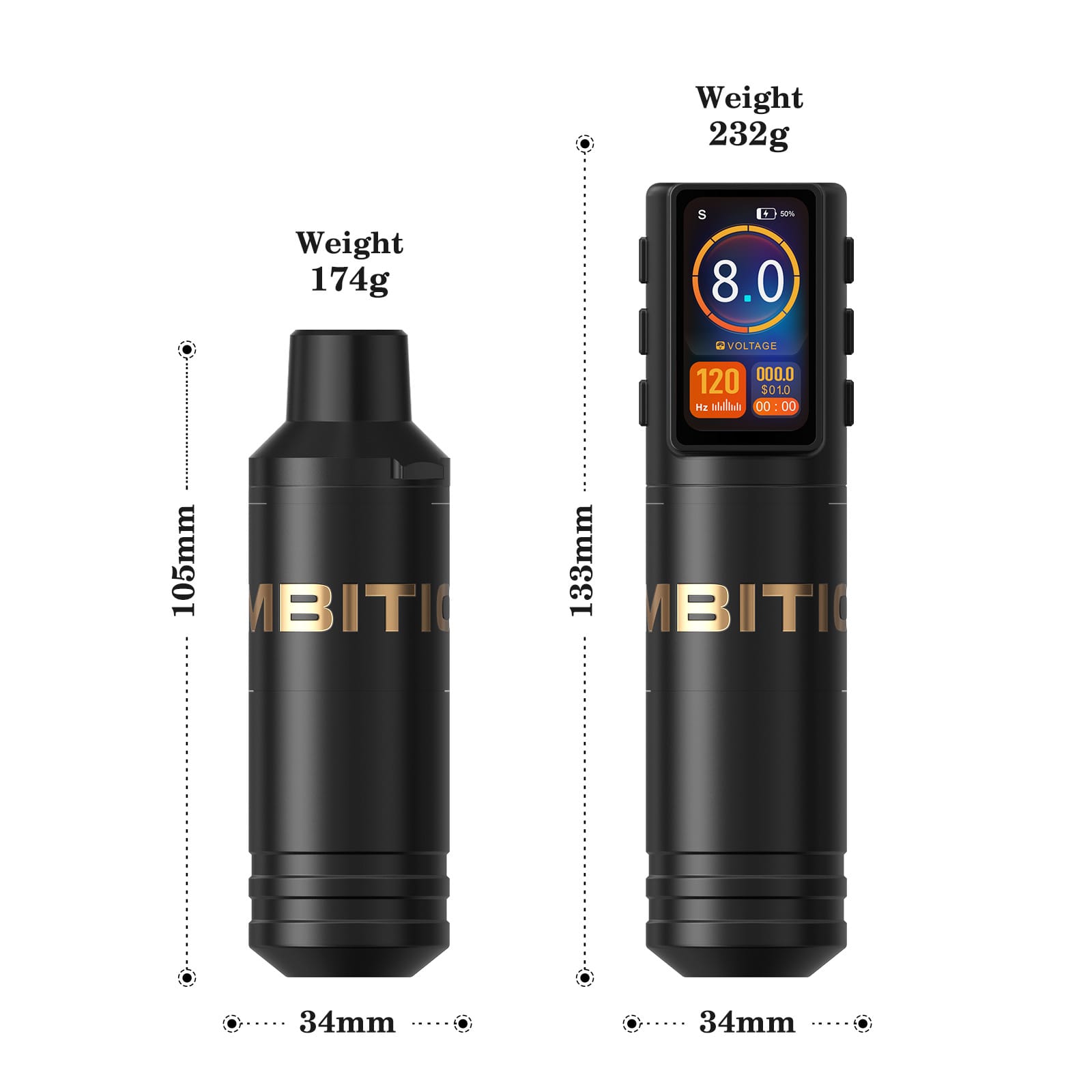 Ambition Ninja Max+ Wireless Tattoo Pen Machine