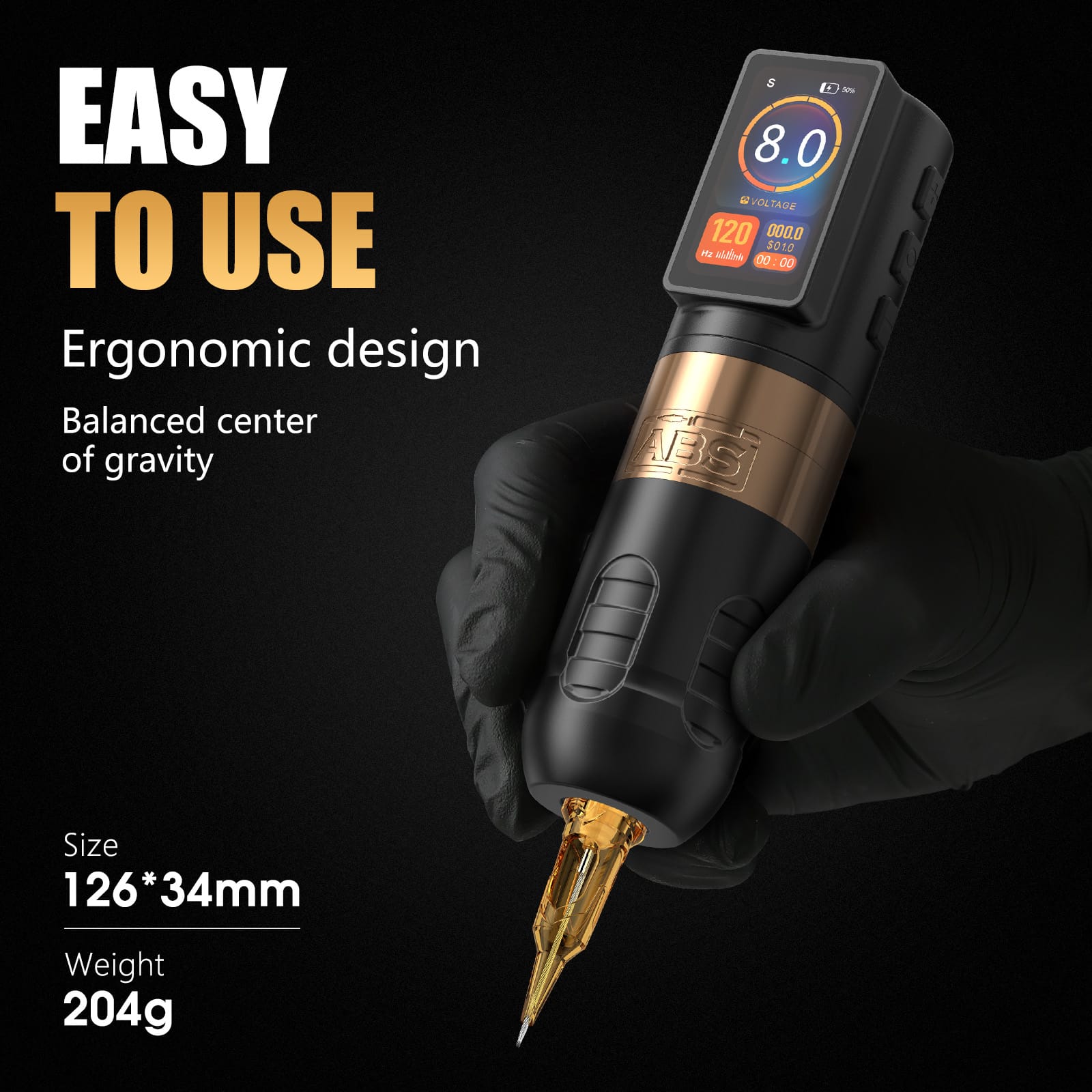 Ambition ABS Zetton Wireless Tattoo Pen Machine