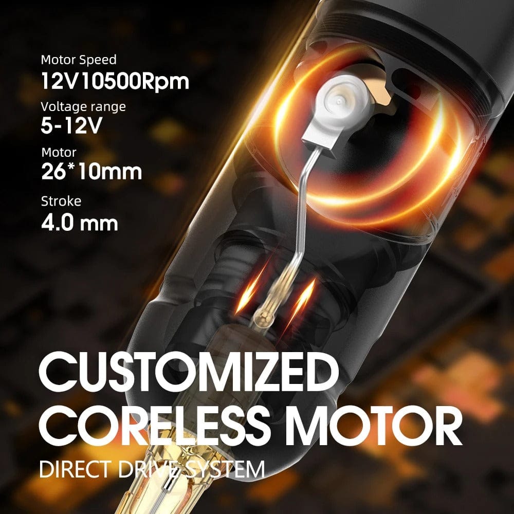 Ambition Soldier Wireless Tattoo Machine Kit + G1 Bluetooth Stencil Printer