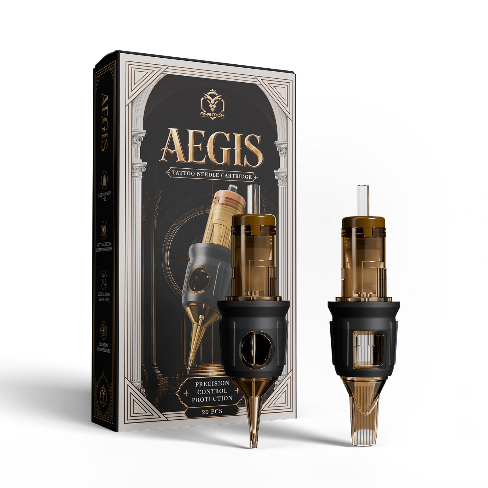 Ambition AEGIS Tattoo Cartridge needles Round Magnum