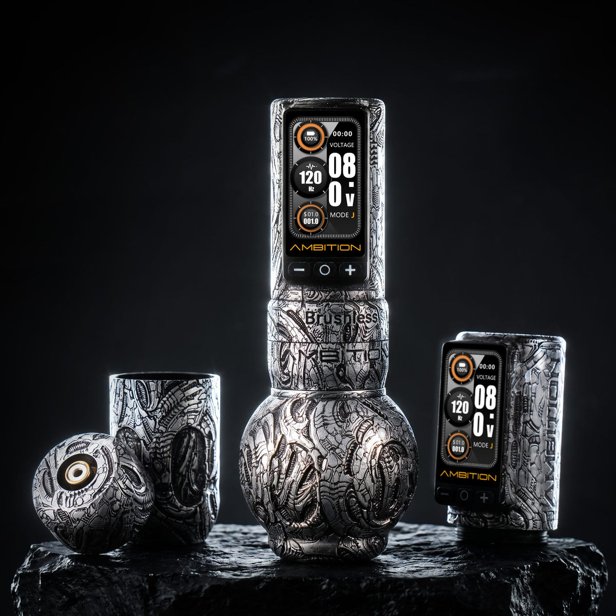 Ambition Ninja Max 280 Engraved Limited Edition Wireless Tattoo Pen Machine