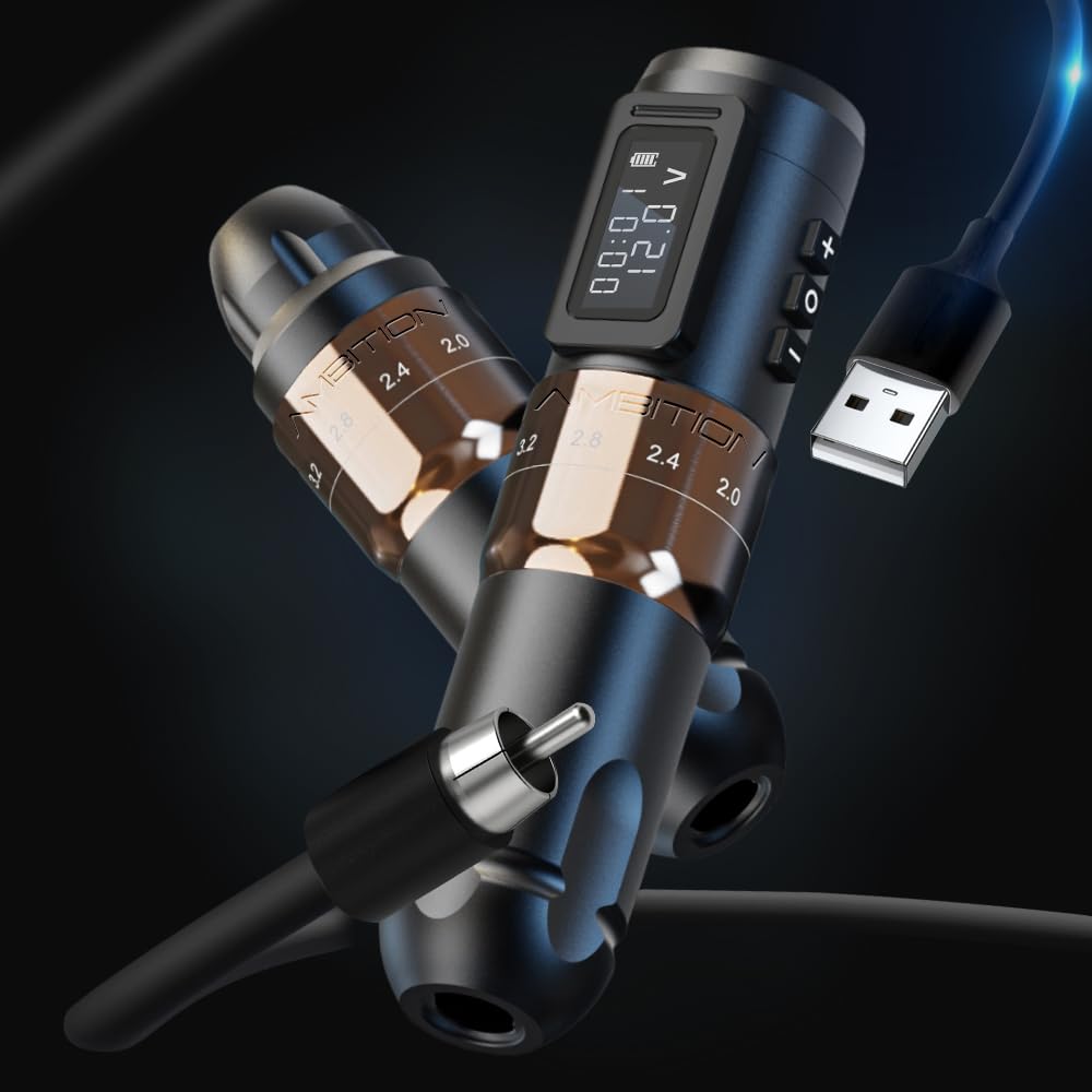 Tattoo Kit | Ambition Mars-U Wireless Tattoo Machine Kit 2