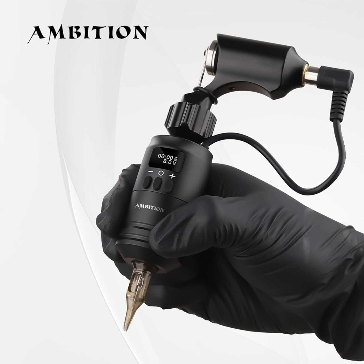 Ambition 2 en 1 - Empuñadura de batería para tatuajes 