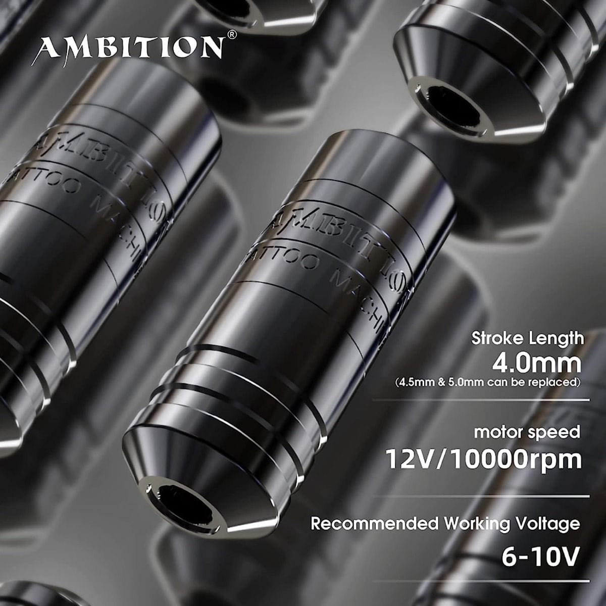 Ambition Torped 32mm Rotary Tattoo Pen Machine