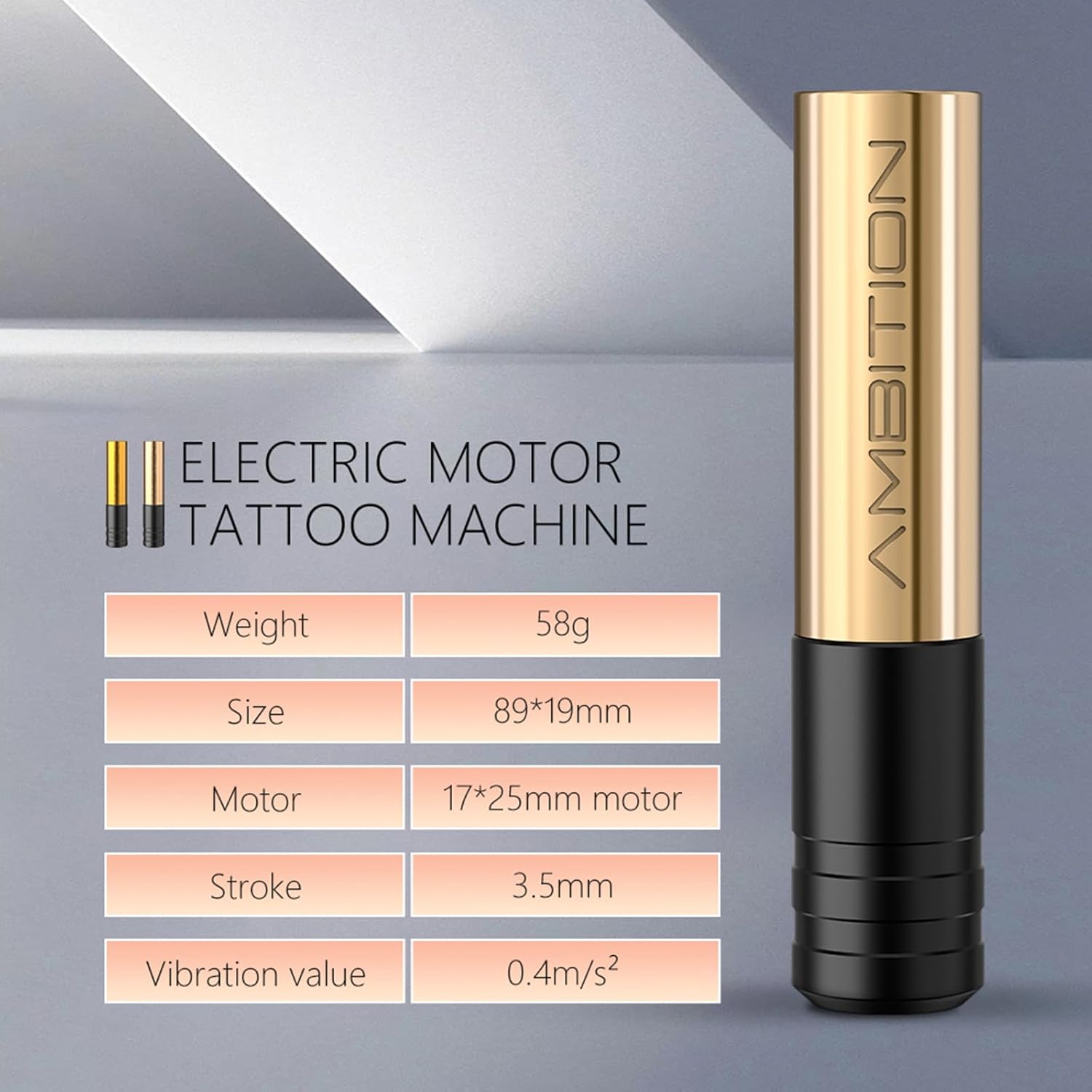 Ambition Rotary Tattoo Machine Permanent Makeup Short Pen