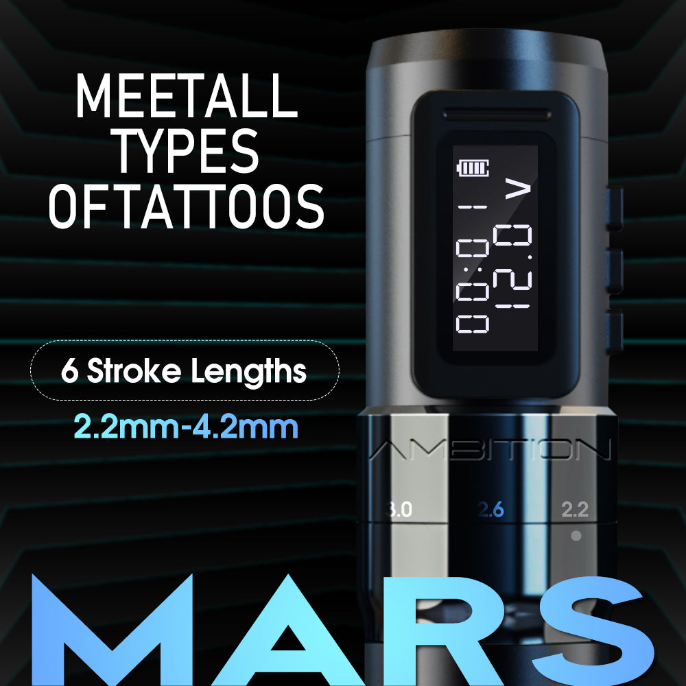 Ambition Mars-U Wireless Tattoo Pen Machine